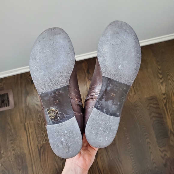 Browns Couture Leather Boots Brown Size 39 - Picture 2 of 9